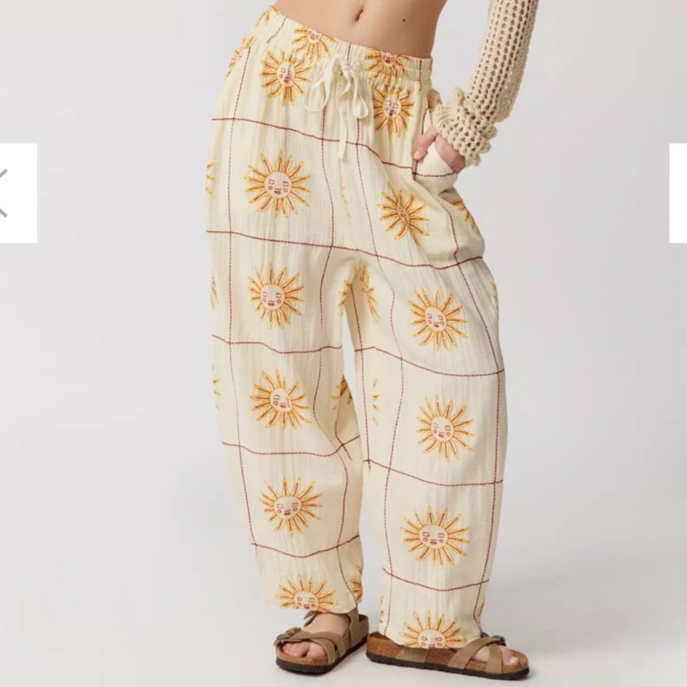 Jay Embroidered Urban Outfitters pants